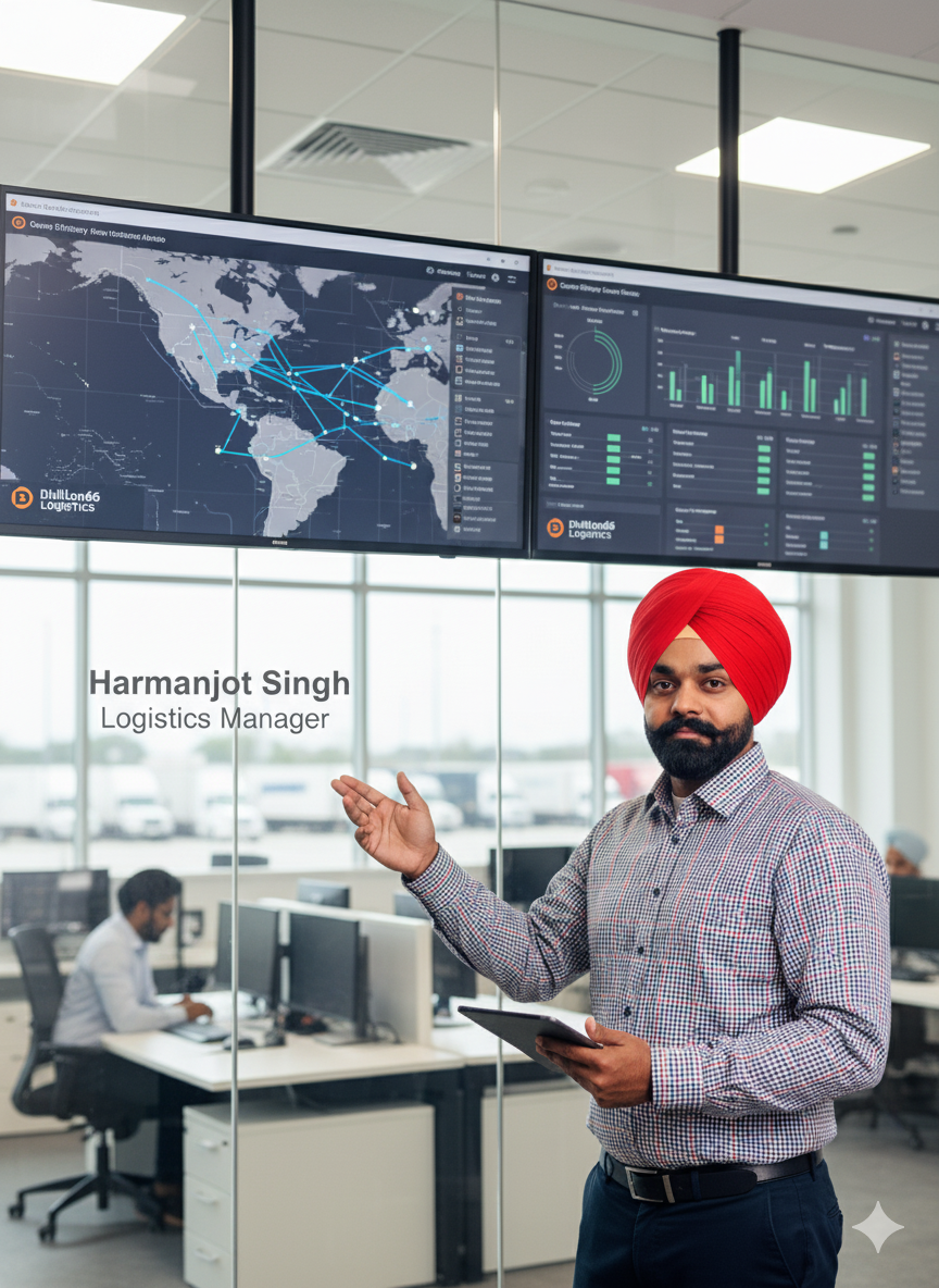 harmanjot-singh, Logistics Manager